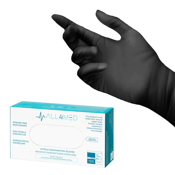 All4med Disposable Nitrile Gloves S/M