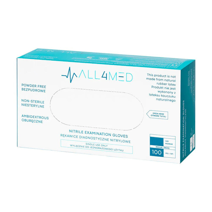 All4med Disposable Nitrile Gloves S/M