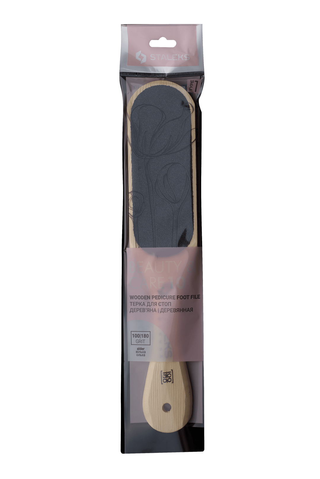 Wooden pedicure foot file ( 100/180 )