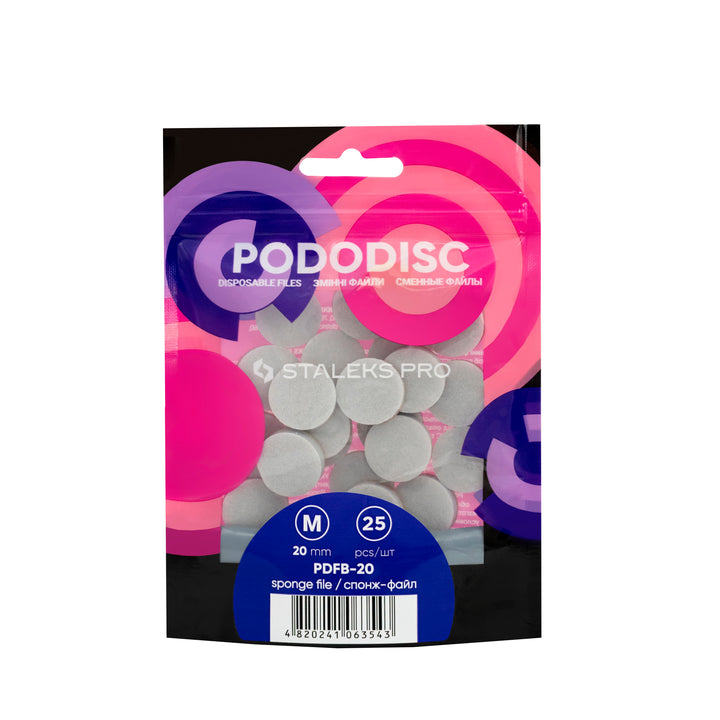 Disposible files-sponges PODODISC PRO M ( 25pcs )