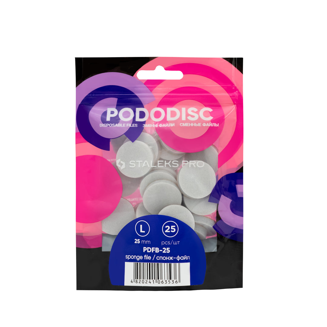 Disposible files-sponges PODODISC PRO L ( 25pcs )