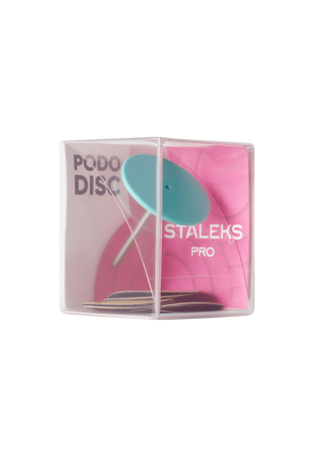 Plastic pododisc L & set of files 180gr 5pc( 25 mm)