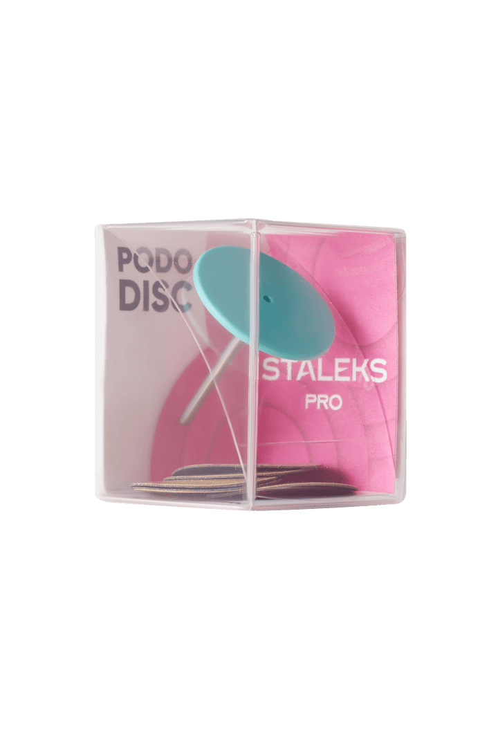 Plastic pododisc L & set of files 180gr 5pc( 25 mm)