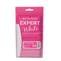 White disposable files, Staleks Pro Expert 40, 150 grit (30 pcs)