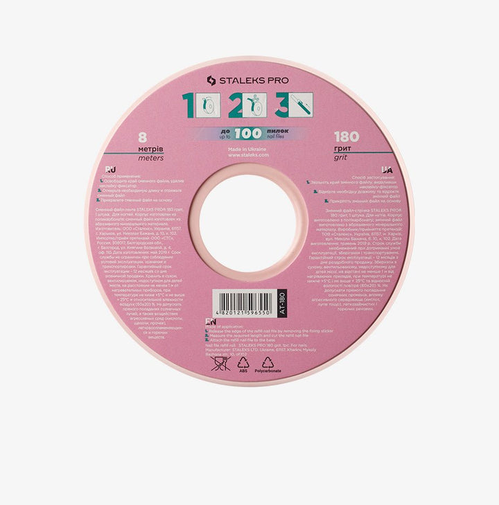 Refil turpija za nokte STALEKS PRO 180 grit (8 m)