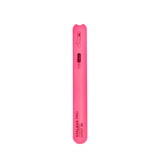 Beveled plastic nail file straight