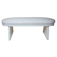 Rose Bud Armrest - White