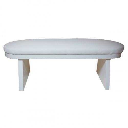 Rose Bud Armrest - White